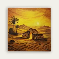 خيمة وصحراء