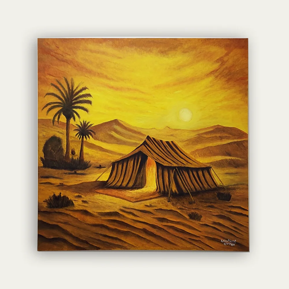 خيمة وصحراء